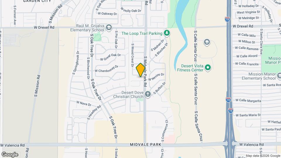 1594 W Swisher Pl Map and Location Details