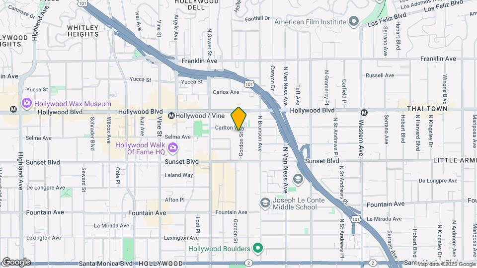 1563 Gordon St Mapa y Detalles de la Ubicación