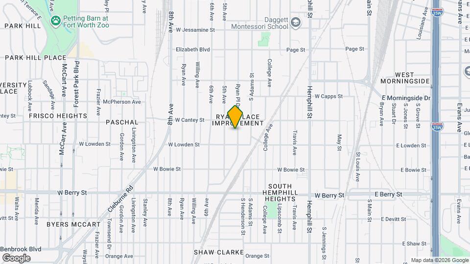 2816 Ryan Pl Dr Map and Location Details