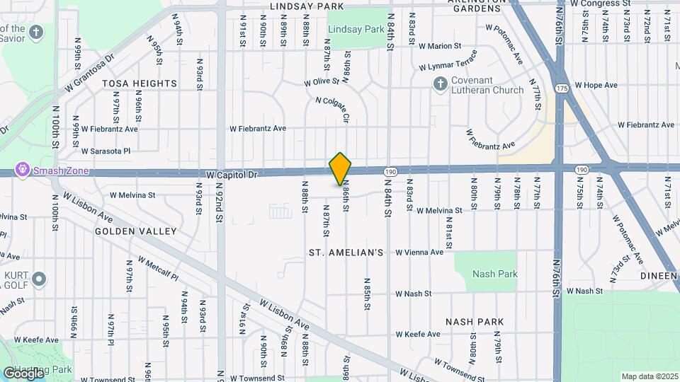 8610 W Melvina St Map and Location Details