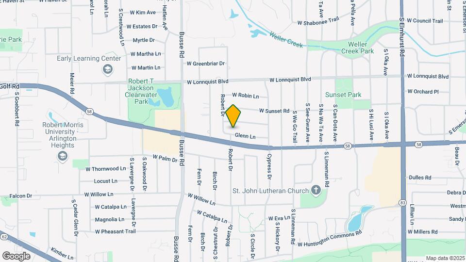 1222 Glenn Ln Mapa y Detalles de la Ubicación