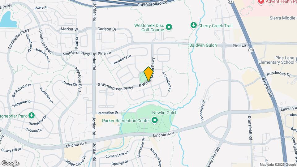 9515 Bluebead Way Map and Location Details