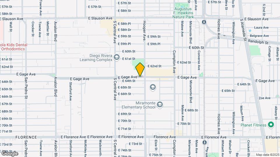 1241 E 64th St Mapa y Detalles de la Ubicación