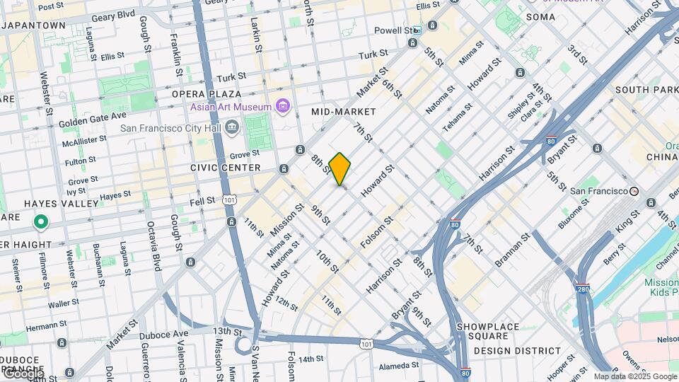 701 Minna St Map and Location Details