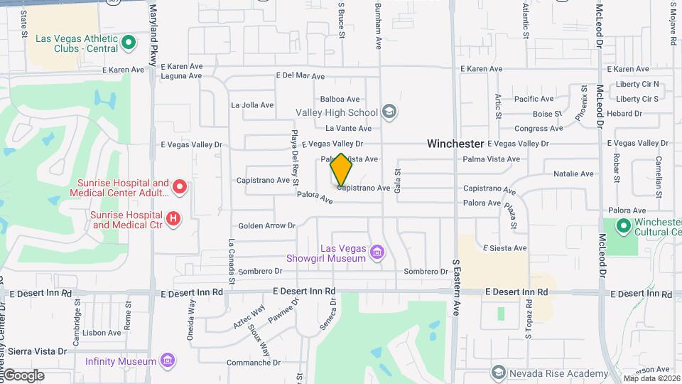 1937 Capistrano Ave Map and Location Details