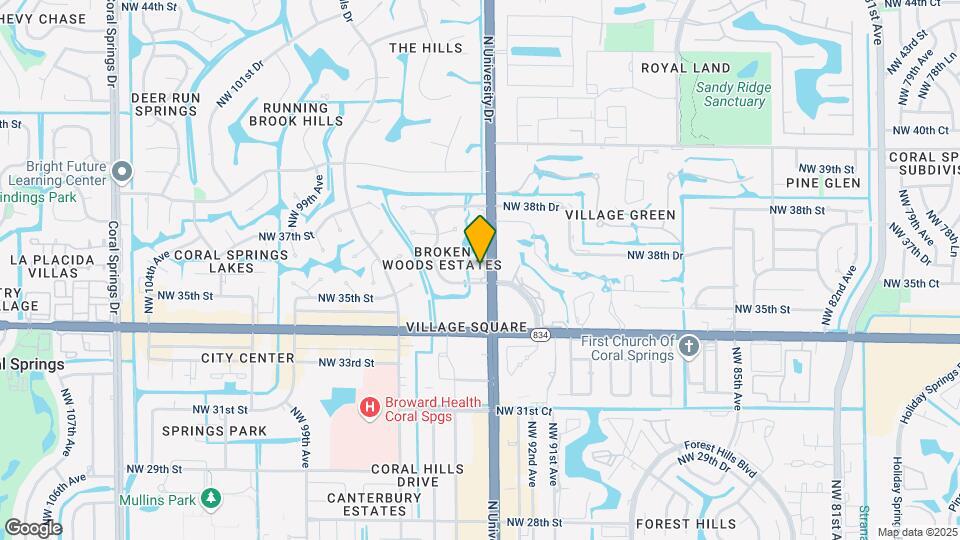 3586 N University Dr Map and Location Details