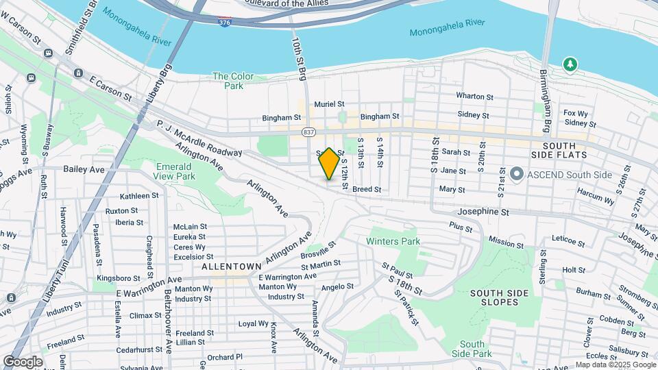 1105 Mary Ann St Map and Location Details