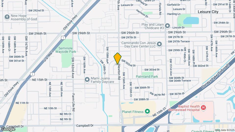 15704 SW 302nd Terrace Map and Location Details