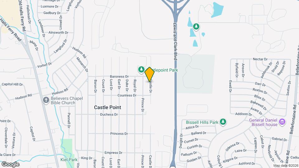 10435 Castle Dr Map and Location Details