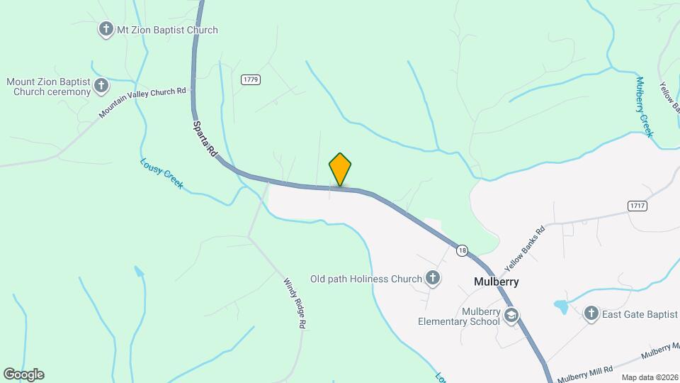 4033 Sparta Rd Map and Location Details