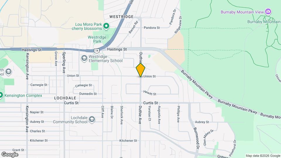 811 Duthie Ave Map and Location Details