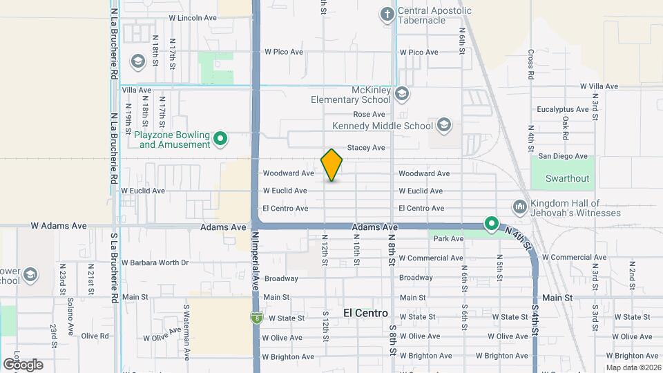 1070 W Euclid Ave Map and Location Details