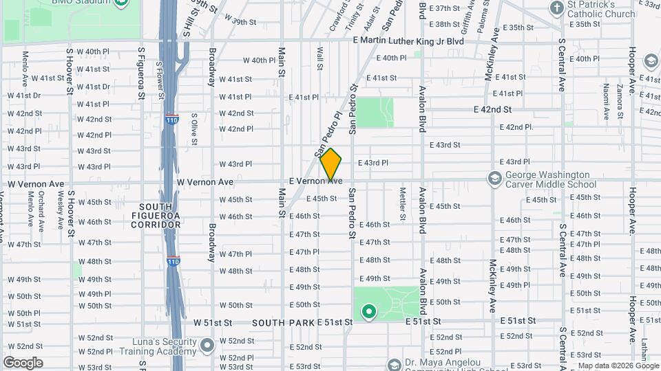 220 E Vernon Ave Map and Location Details