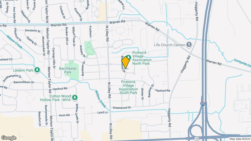 6879 Brookshire Dr Map and Location Details