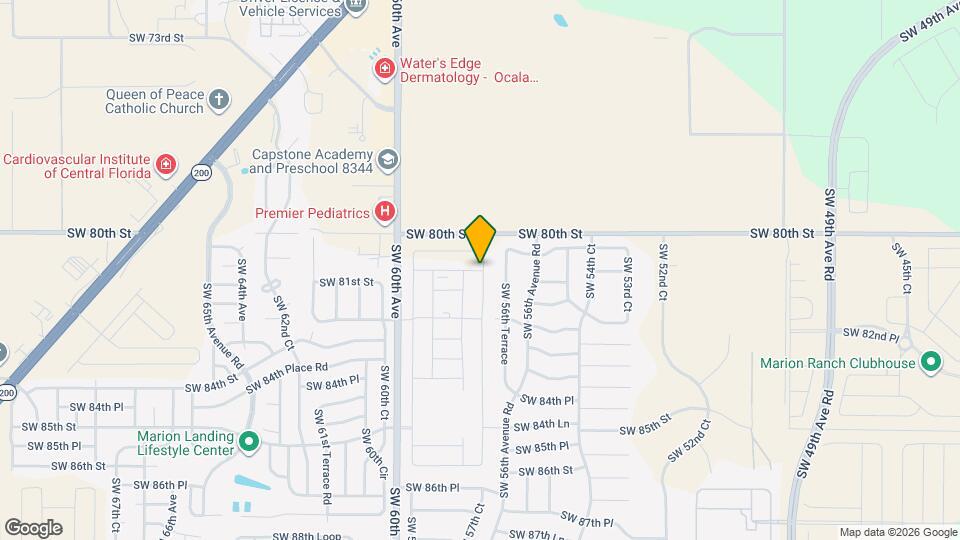 4890 SW 80th Ln Map and Location Details