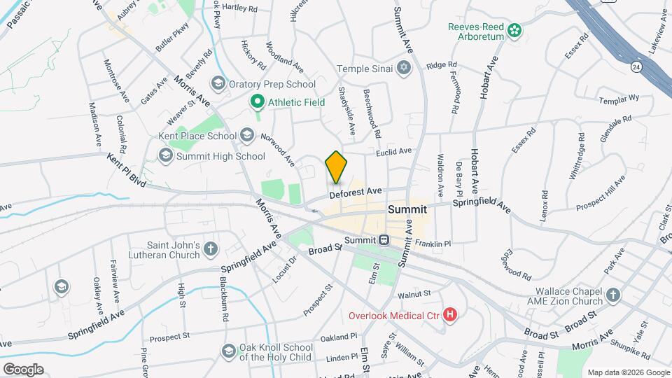 30 Woodland Ave Map and Location Details