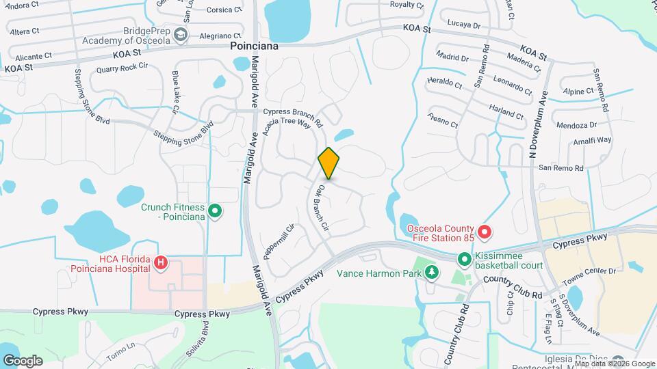 557 Oak Branch Cir Mapa y Detalles de la Ubicación