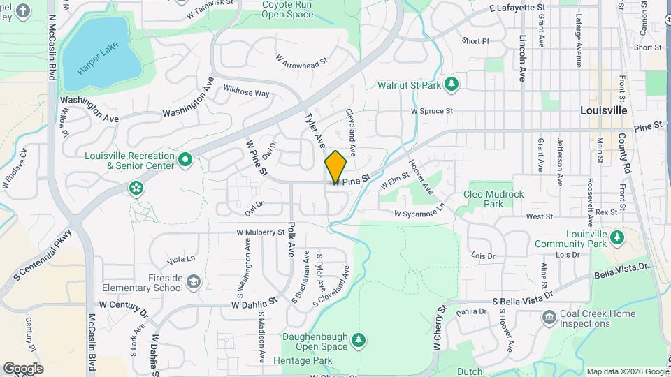 543 W Sycamore Cir Map and Location Details