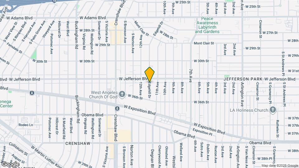 3415 Edgehill Dr Map and Location Details