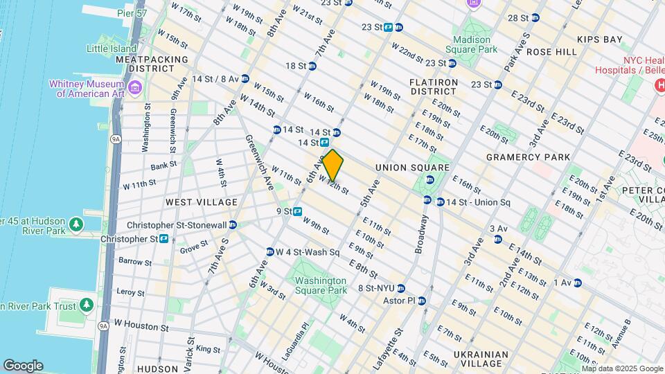 56 W 12th St Mapa y Detalles de la Ubicación