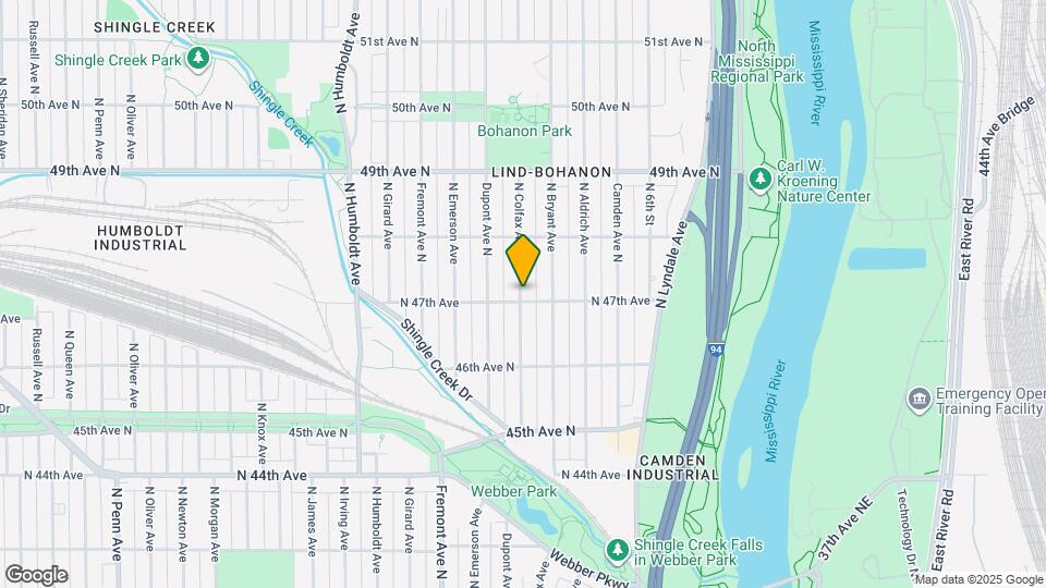 4706 N Colfax Ave Map and Location Details