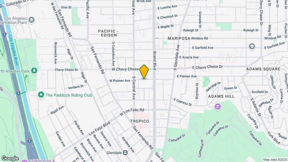 128 W Palmer Ave Mapa y Detalles de la Ubicación