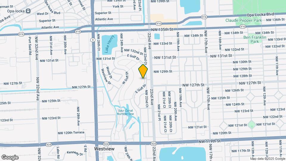 12774 NW 22nd Pl Map and Location Details