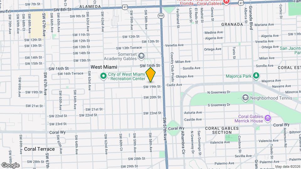 19 SW 19th St Map and Location Details