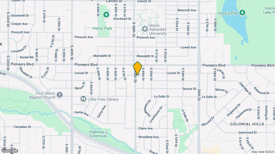 4422 South 48th Street Map and Location Details