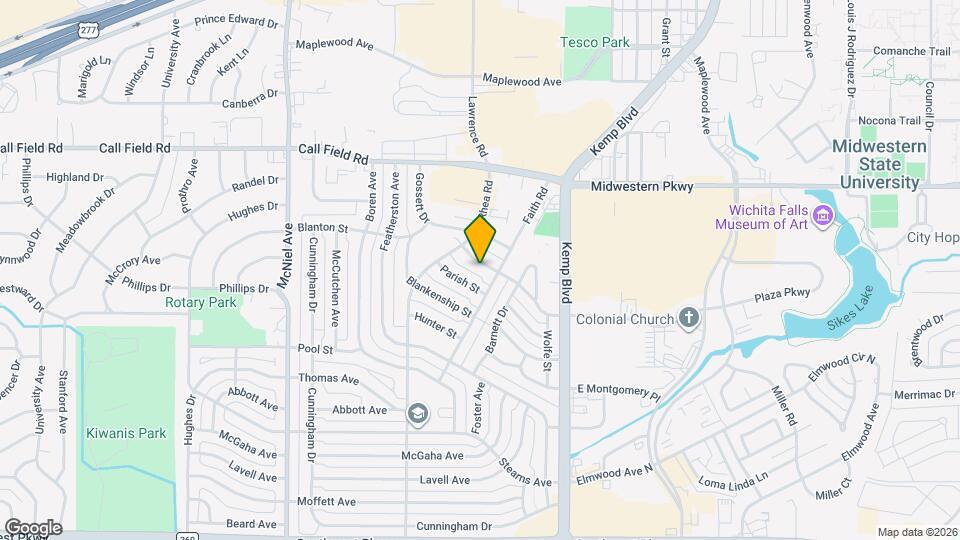 2943 Elliott St Map and Location Details