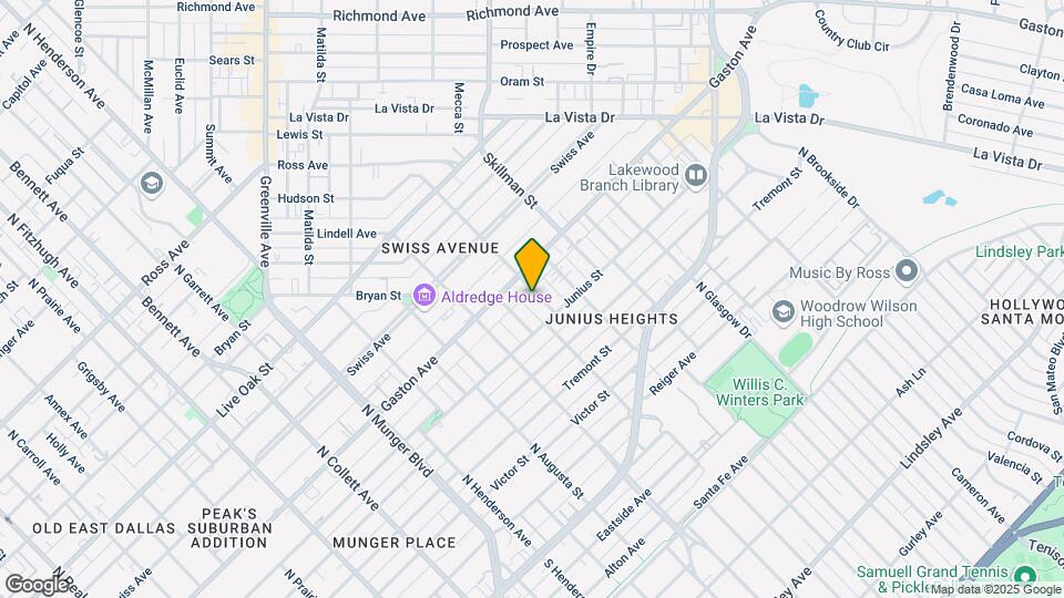 723 Glendale St Map and Location Details