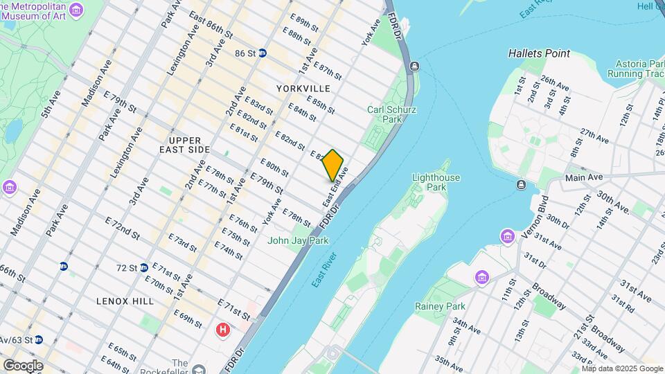 406 W 44th St Map and Location Details