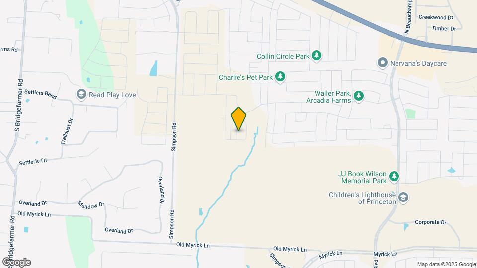 1443 Mesquite Ln Mapa y Detalles de la Ubicación
