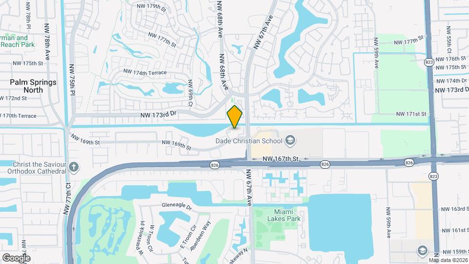 6707 NW 169th St Map and Location Details