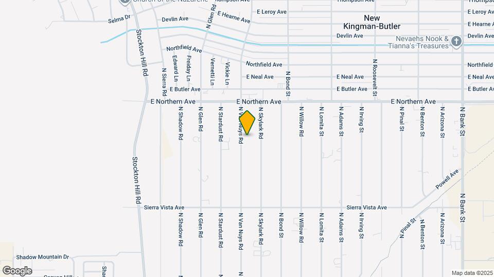 4410 N Van Nuys Rd Map and Location Details