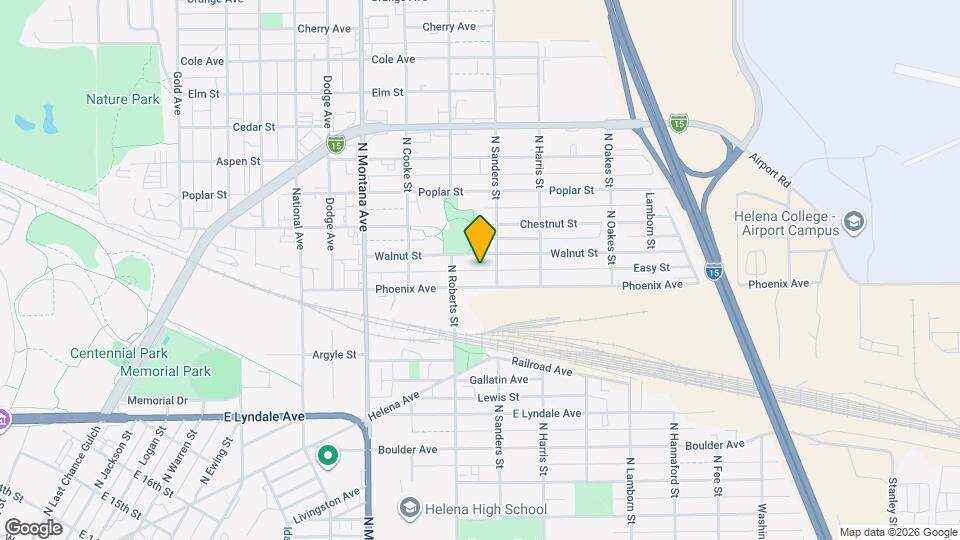 1427 1/2 Walnut St Map and Location Details