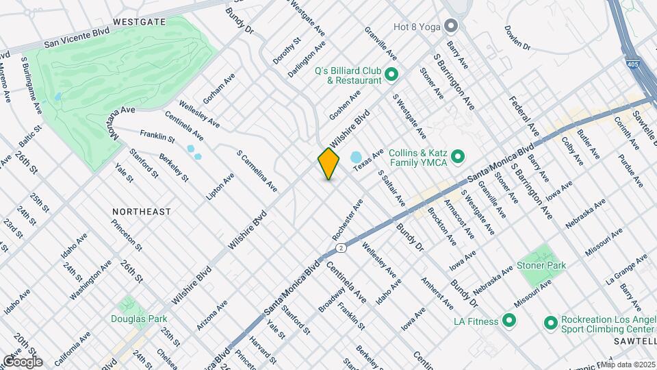 1241 Amherst Ave Map and Location Details
