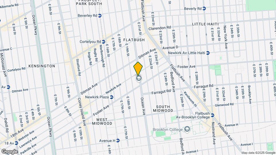 1030 Ocean Ave Mapa y Detalles de la Ubicación