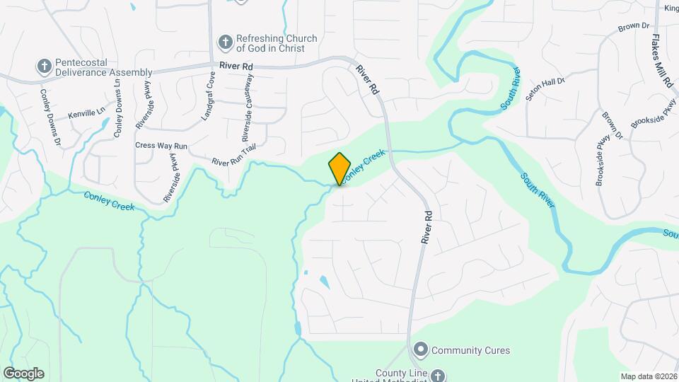 3873 Riverview Chase Bluff Map and Location Details