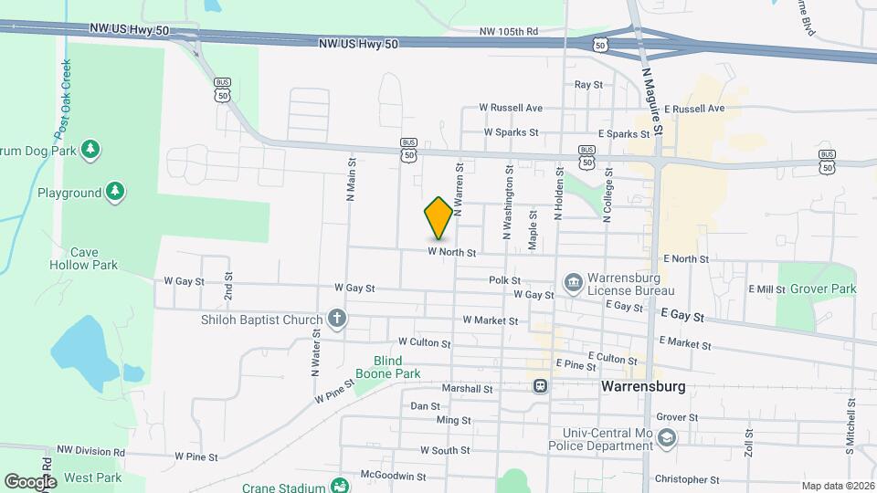 307 W North St Map and Location Details