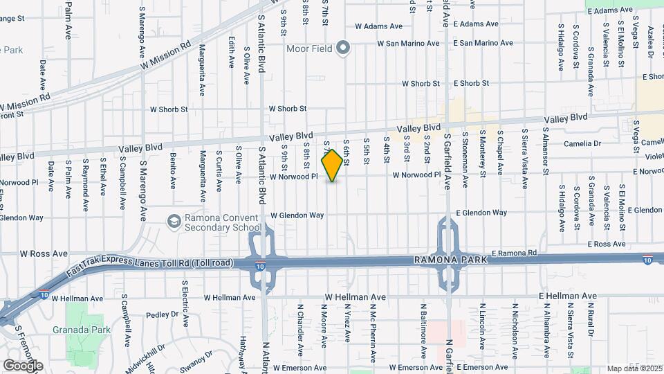 1612 S 7th St Mapa y Detalles de la Ubicación