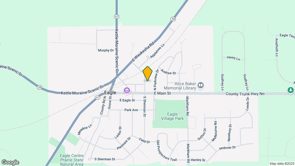 201 N Parkview Dr Map and Location Details
