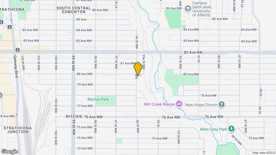 7951 96 St NW Map and Location Details