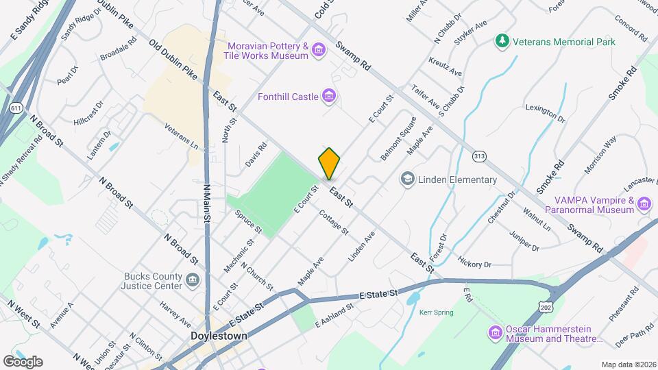 50 East St Map and Location Details