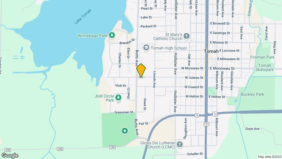 714 W Juneau St, Unit Apartment Map and Location Details