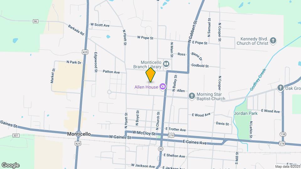 726 N Slemons St Map and Location Details