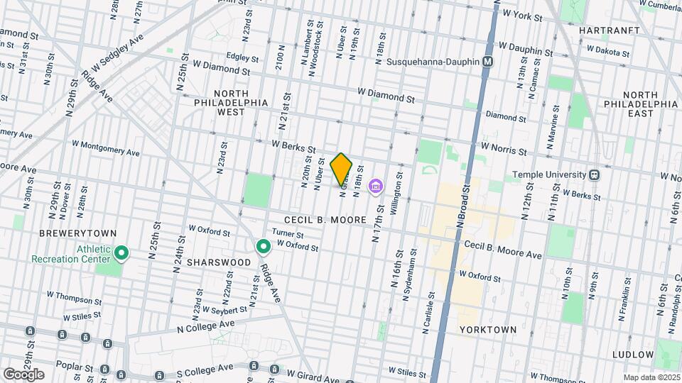 1826 W Montgomery Ave Map and Location Details