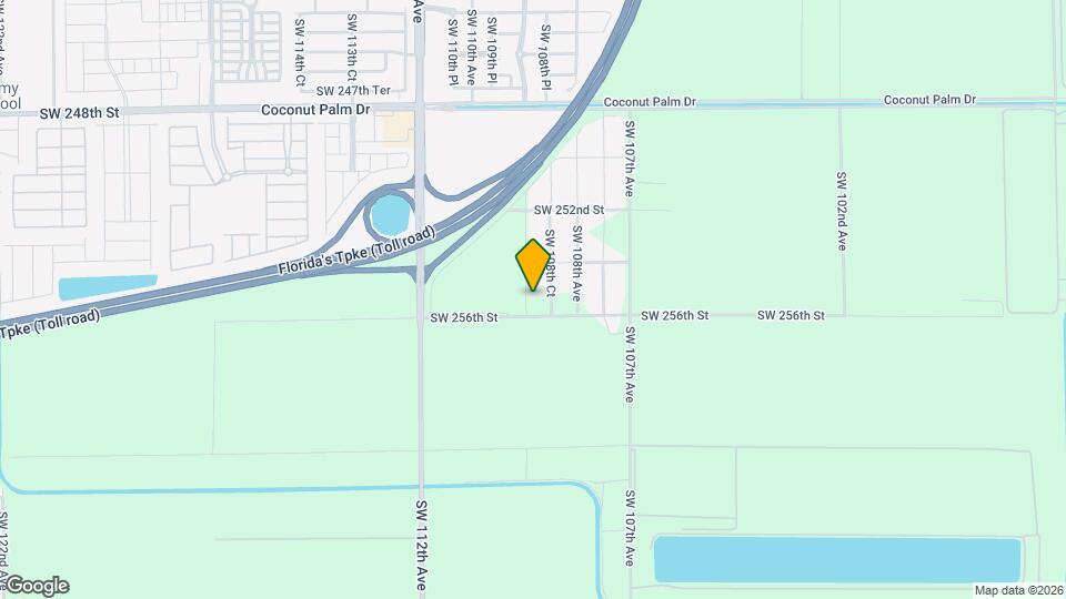 25545 SW 109th Ave Map and Location Details