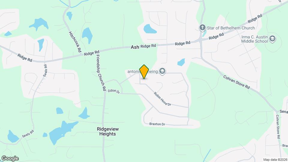 434 Robin Hood Dr Map and Location Details