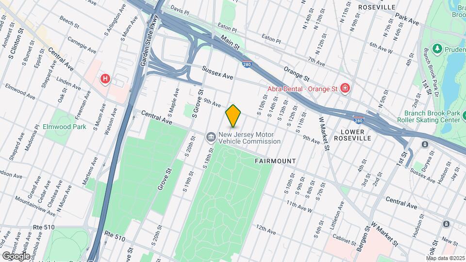 38 S 17th St Map and Location Details